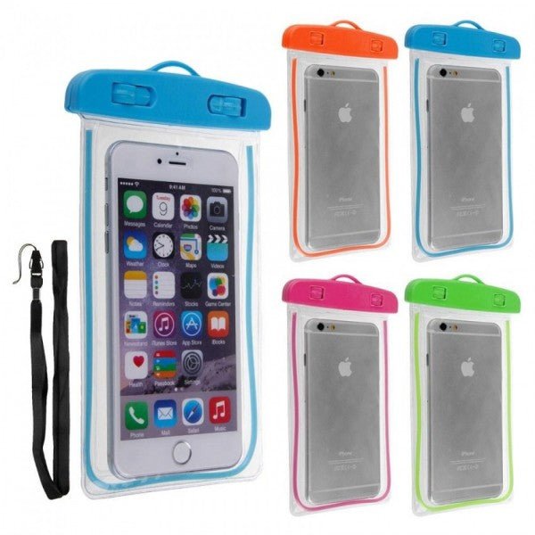 Pack Of 5 - Universal Water Proof Pouch For Mobiles