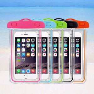 Pack Of 5 - Universal Water Proof Pouch For Mobiles