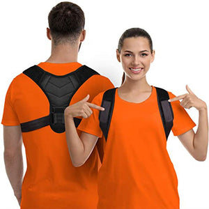 Pack of 2 Body Posture Corrector Belt - Shoulder Support Relief and Back Pain Relief Belt - Adjustable Posture Support Brace for Men and Women