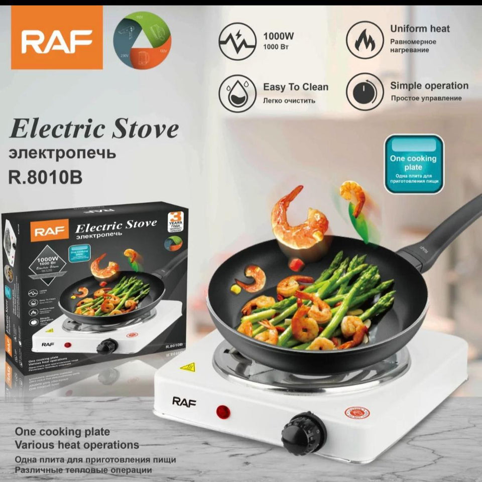 RAF Electric Stove 1000w Single Hot Plate