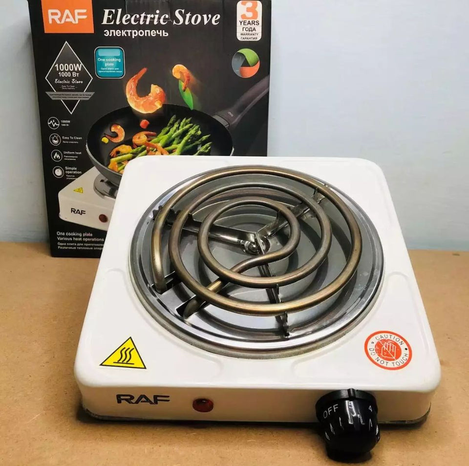 RAF Electric Stove 1000w Single Hot Plate