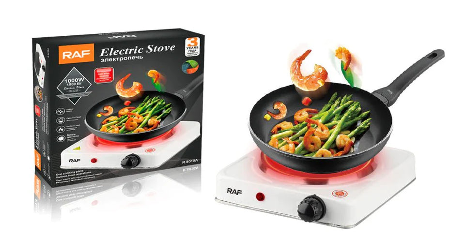 RAF Electric Stove 1000w Single Hot Plate