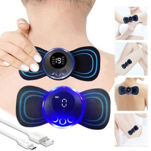 Bundle of 2 Rechargeable EMS Mini Body Massager Portable and Rechargeable Microcurrent Mini Pain Relief Neck Massager