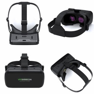 Shinecon G06A New 3D Virtual Reality Gaming Glasses Headset for 4.5-7.0 Inch Smartphones VR Full-Screen Helmet with Adjustable Googles