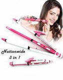 Shinon 3 IN 1 Hair Iron Professional Hair Straightener, Curler And Crimper Hair Styling Machine