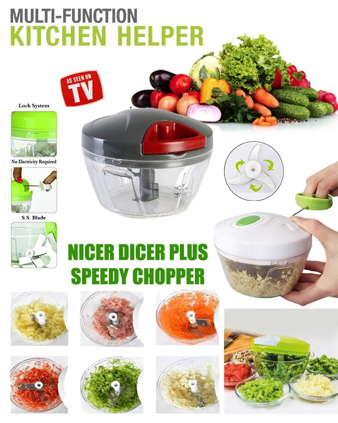 Speedy Chopper - Manual Food Chopper Household Vegetable Chopper Shredder