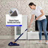 Triangle Twister Mop 360° Rotating Mop Triangular mop head easy cleaning Automatically twisting water