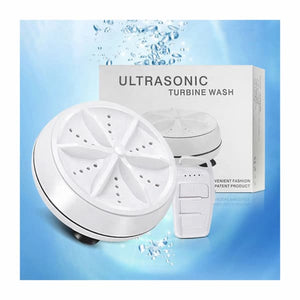 Ultrasonic Powerful Turbine Washing Machine | Mini Cycle Washer