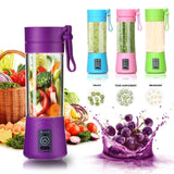 USB Rechargeable Juicer Blender 4 Blades Multi Functional USB Portabler Mixer