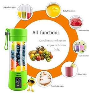 USB Rechargeable Juicer Blender 4 Blades Multi Functional USB Portabler Mixer