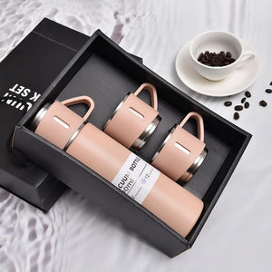 Vacuum Flask Set Stainless Steel Thermos 500-ML Bottle