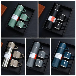 Vacuum Flask Set Stainless Steel Thermos 500-ML Bottle