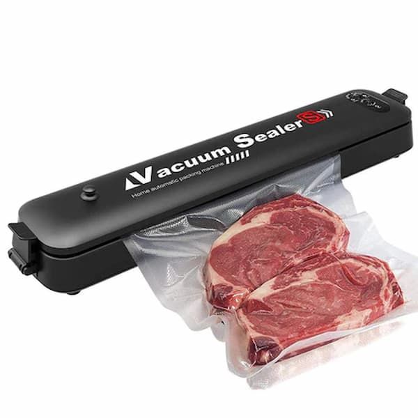 Vacuum Sealer Machine - Automatic Food Sealer for Food Preservation, Suitable for Dry & Moist Food, Portable Sealer with 10 Vacuum Sealer Bags