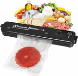 Vacuum Sealer Machine - Automatic Food Sealer for Food Preservation, Suitable for Dry & Moist Food, Portable Sealer with 10 Vacuum Sealer Bags