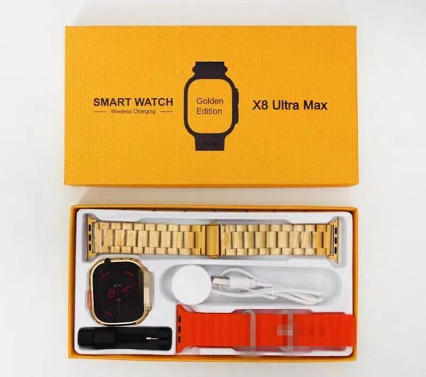 X8 Ultra Max Smart Watch 8 Series 49mm Gold Edition