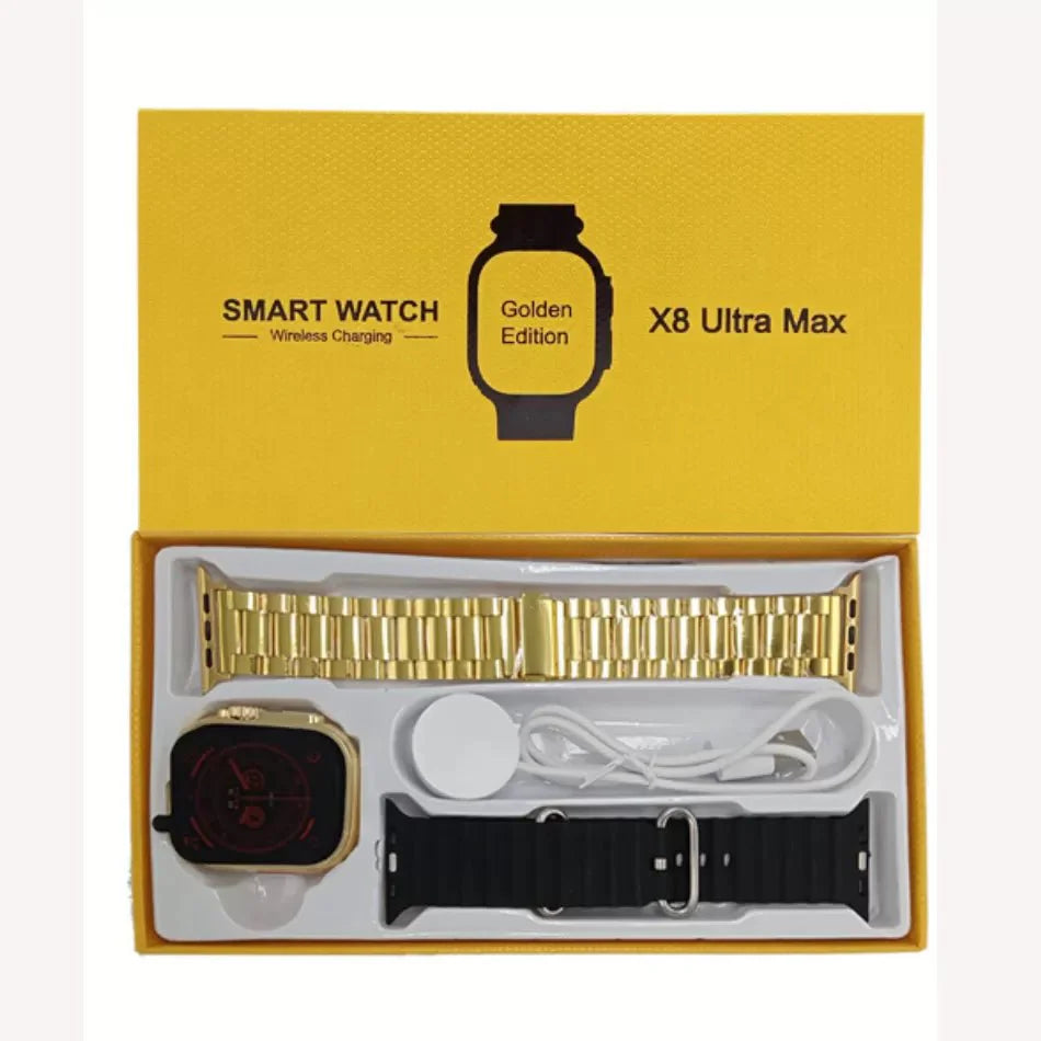 X8 Ultra Max Smart Watch 8 Series 49mm Gold Edition