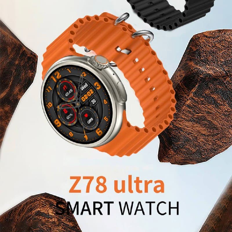 Z78 Ultra Smart Watch HD AMOLED Round Dial